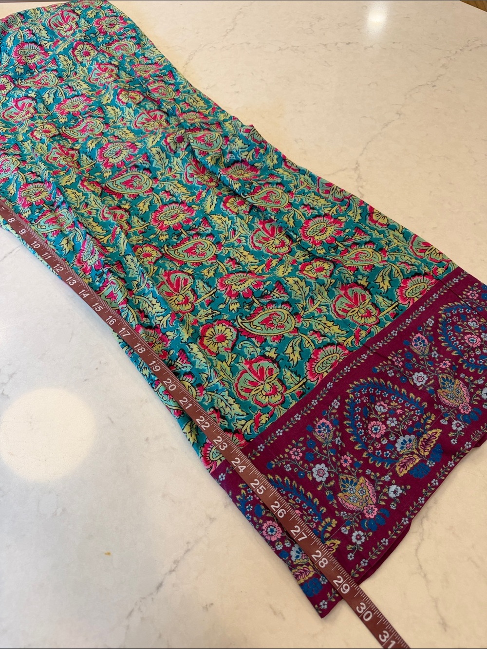 Sundance Boho Cotton Floral Wide-Leg Women’s Pants Size XL - Picture 10 of 10